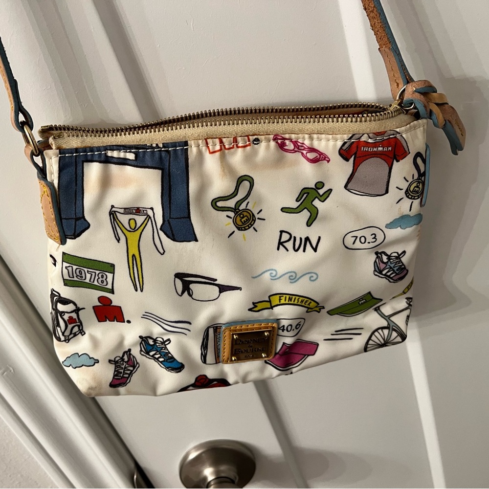 Authentic Ironman Dooney and Bourke crossbody purse
